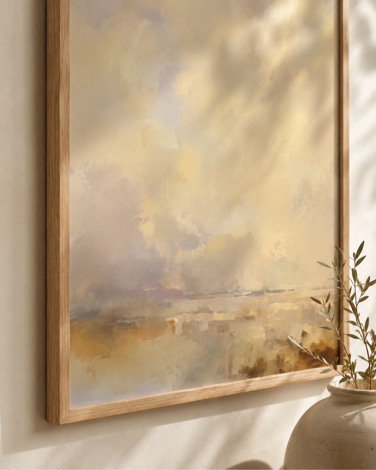 Earth Tone Abstract Bedroom Wall Art Printable — Set of 3