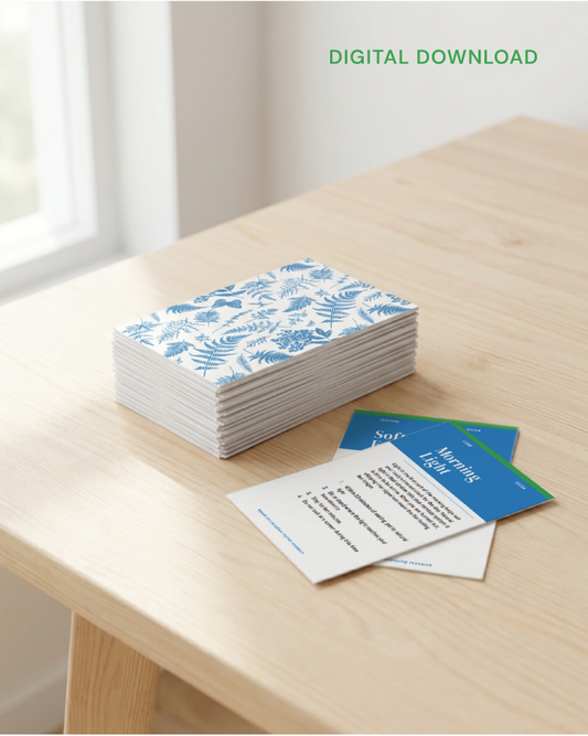 Burnout Recovery Card Deck | Nervous System Tools