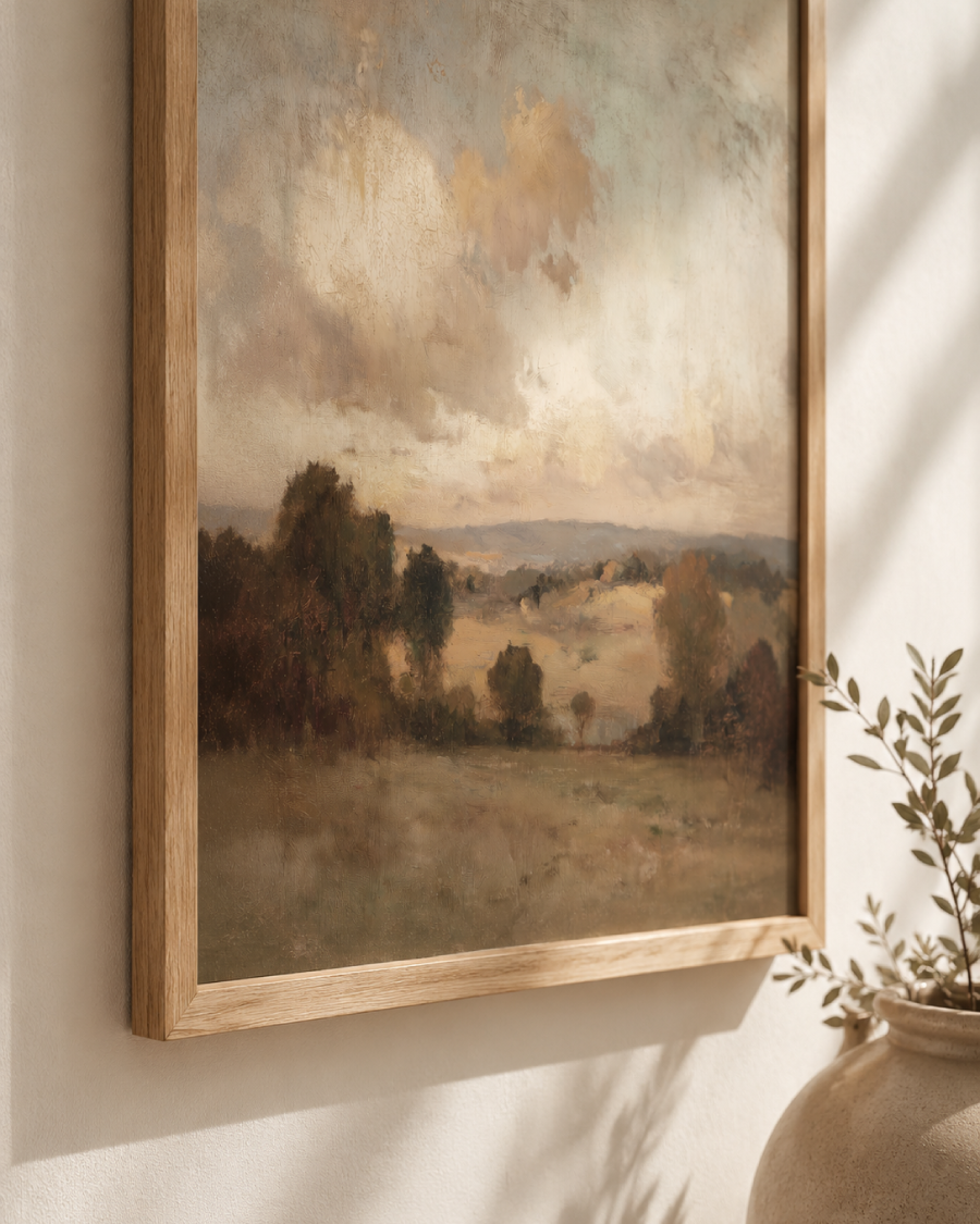Soft Landscape Bedroom Wall Art Printable — Set of 3