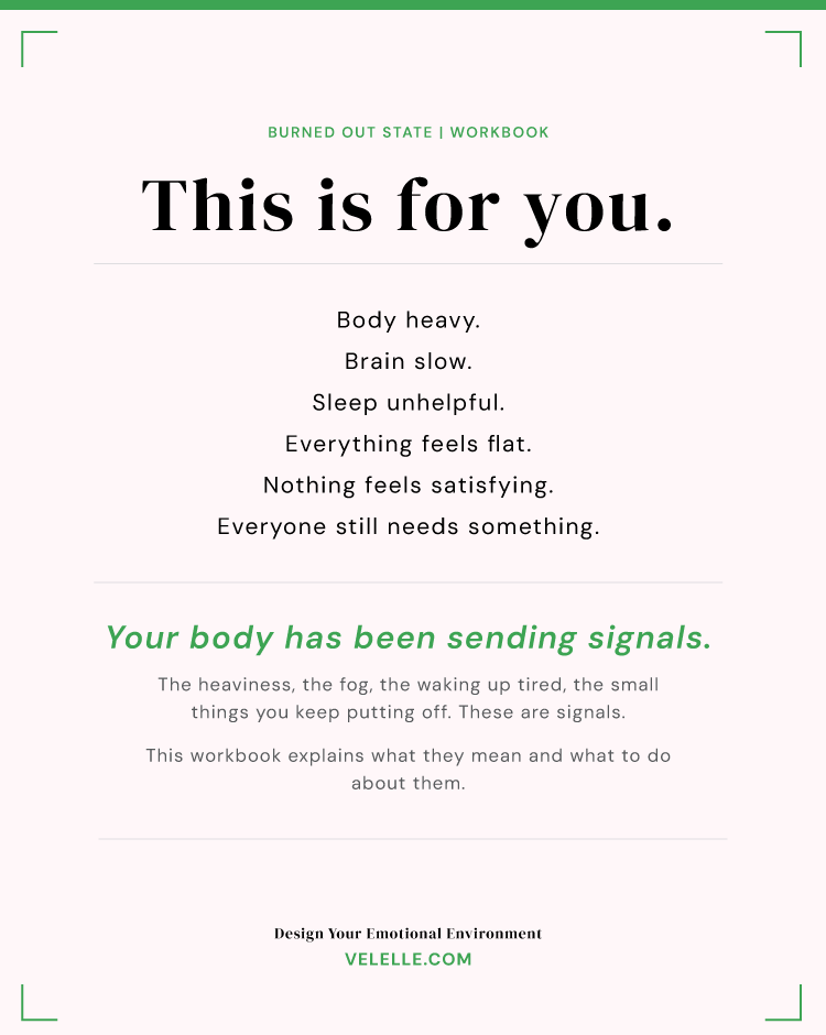 Burned Out Workbook | Nervous System Recovery
